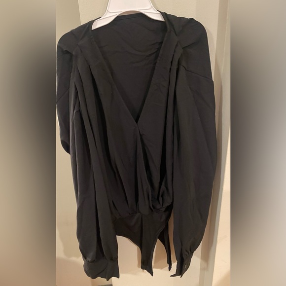 BRAND NEW - NEVER WORN: Black Blouse/Bodysuit - Picture 1 of 1